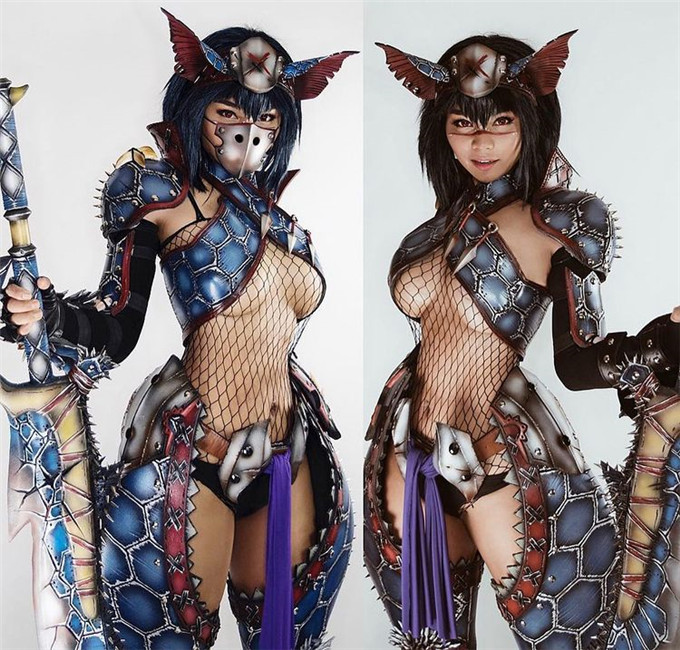 国外网红《Nami》COS的怪物猎人真是绝了(图3)