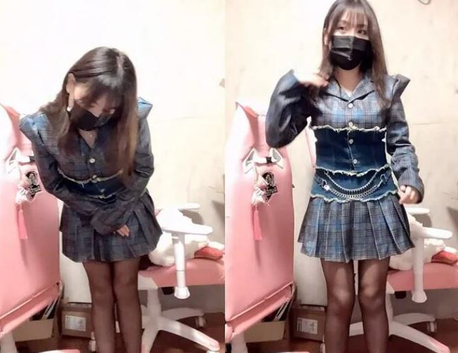 一条小团团兑现承诺穿黑丝 你之前肯定没看过(图1)