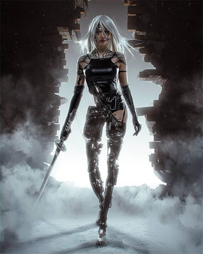 俄罗斯美女Coser AlinMa神还原《电锯人》玛奇玛(图11)
