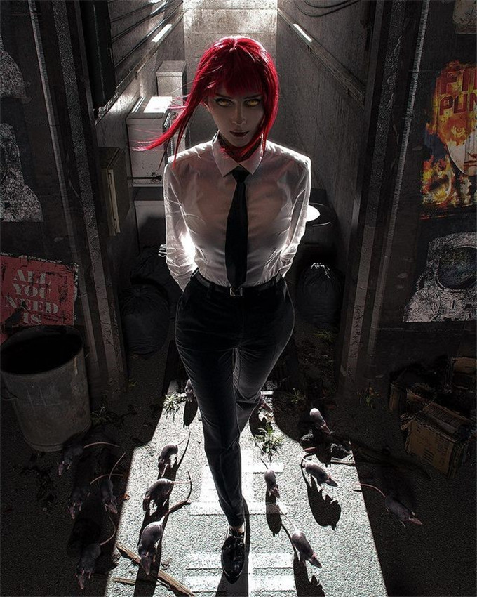 俄罗斯美女Coser AlinMa神还原《电锯人》玛奇玛(图14)