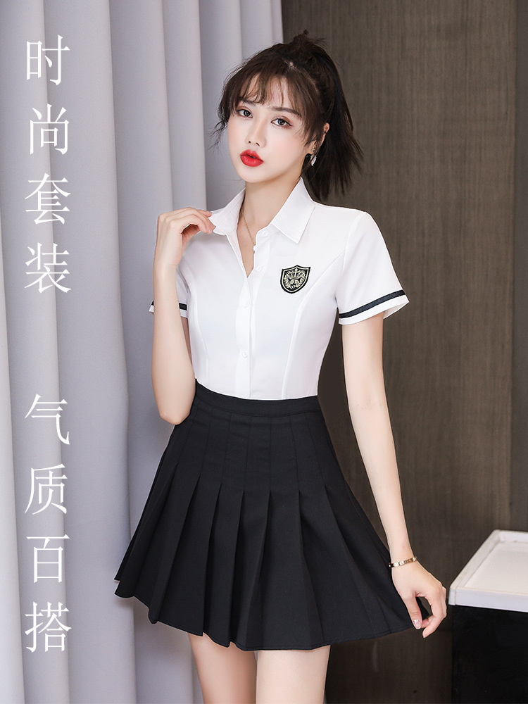 新款衬衣职业装足浴足疗技师工作服(图1) 新款衬衣职业装足浴足疗技师工作服(图1)